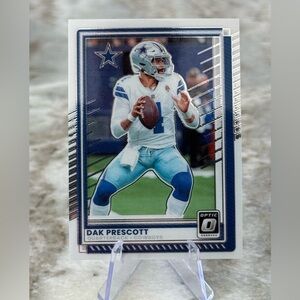 🔥 2025 Dak Prescott Panini Donruss Optic Card. Dallas cowboys